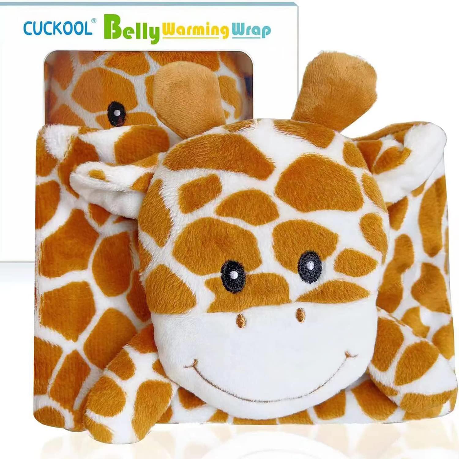 251230193636229_1 Baby Colic, Gas and Upset Stomach Relief, Baby Heated Tummy Wrap, Infant Swaddling Belly Belt with Soothing Warmth (Lion) - Image 1